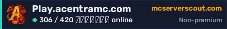 Banner του server Play.acentramc.com