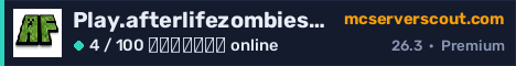 Banner του server Play.afterlifezombies.com
