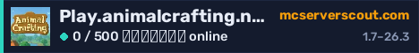 Banner του server Play.animalcrafting.net