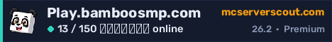 Banner του server Play.bamboosmp.com