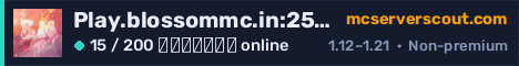 Banner του server Play.blossommc.in:25599