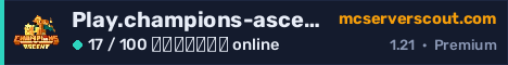 Banner του server Play.champions-ascent.com