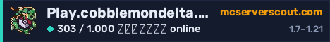 Banner του server Play.cobblemondelta.com