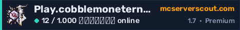 Banner του server Play.cobblemoneternals.com
