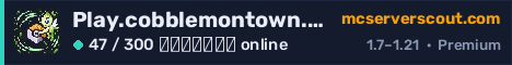 Banner του server Play.cobblemontown.com