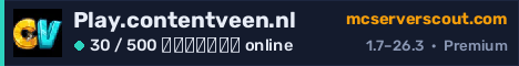 Banner του server Play.contentveen.nl
