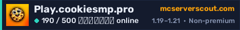 Banner του server Play.cookiesmp.pro
