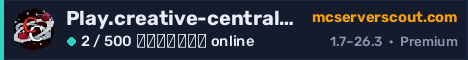Banner του server Play.creative-central.net