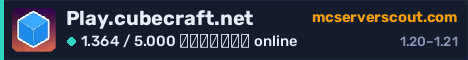 Banner του server Play.cubecraft.net