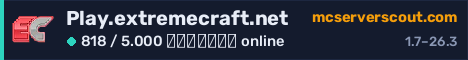 Banner του server Play.extremecraft.net