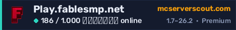 Banner του server Play.fablesmp.net