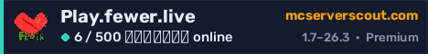 Banner του server Play.fewer.live