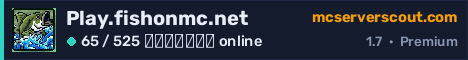Banner του server Play.fishonmc.net