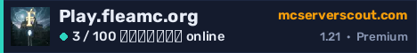 Banner του server Play.fleamc.org
