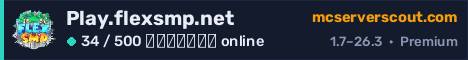 Banner του server Play.flexsmp.net
