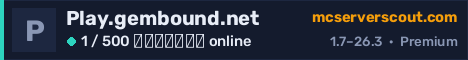 Banner του server Play.gembound.net