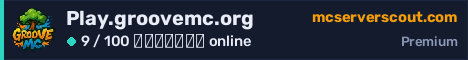 Banner του server Play.groovemc.org