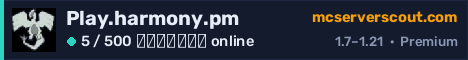 Banner του server Play.harmony.pm