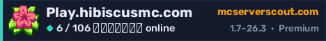 Banner του server Play.hibiscusmc.com