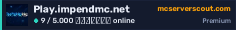 Banner του server Play.impendmc.net