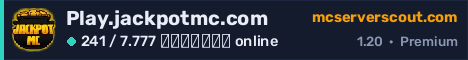 Banner του server Play.jackpotmc.com