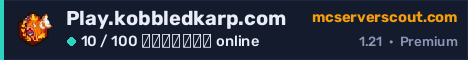 Banner του server Play.kobbledkarp.com