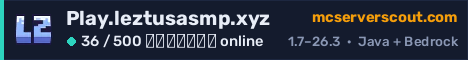 Banner του server Play.leztusasmp.xyz