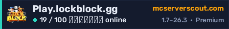 Banner του server Play.lockblock.gg