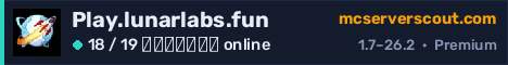 Banner του server Play.lunarlabs.fun