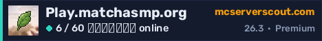 Banner του server Play.matchasmp.org