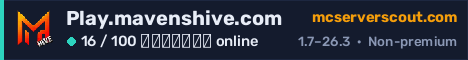 Banner του server Play.mavenshive.com