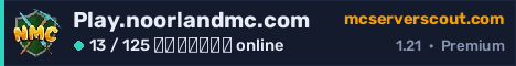 Banner του server Play.noorlandmc.com