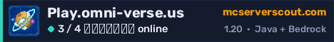 Banner του server Play.omni-verse.us