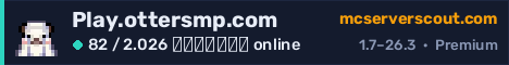 Banner του server Play.ottersmp.com