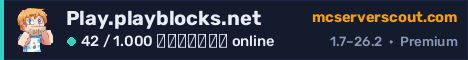 Banner του server Play.playblocks.net