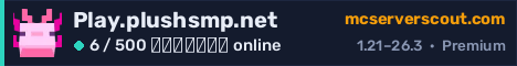 Banner του server Play.plushsmp.net