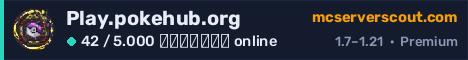 Banner του server Play.pokehub.org