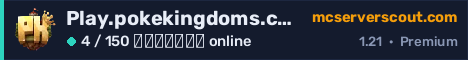 Banner του server Play.pokekingdoms.com