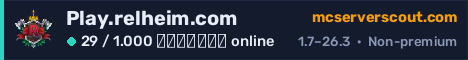 Banner του server Play.relheim.com