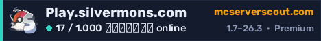 Banner του server Play.silvermons.com