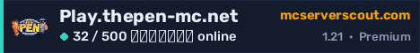 Banner του server Play.thepen-mc.net