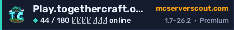 Banner του server Play.togethercraft.online