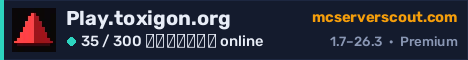 Banner του server Play.toxigon.org