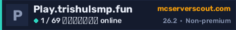 Banner του server Play.trishulsmp.fun