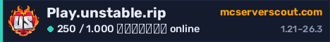 Banner του server Play.unstable.rip