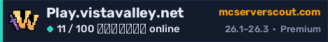 Banner του server Play.vistavalley.net