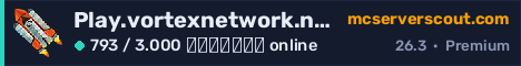 Banner του server Play.vortexnetwork.net