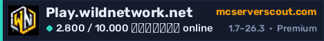 Banner του server Play.wildnetwork.net