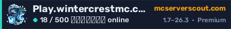 Banner του server Play.wintercrestmc.com