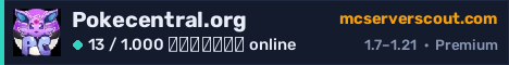 Banner του server Pokecentral.org